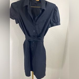 THEORY, black, cotton dress, size 10